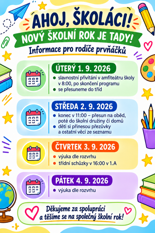 Informace pro rodiče